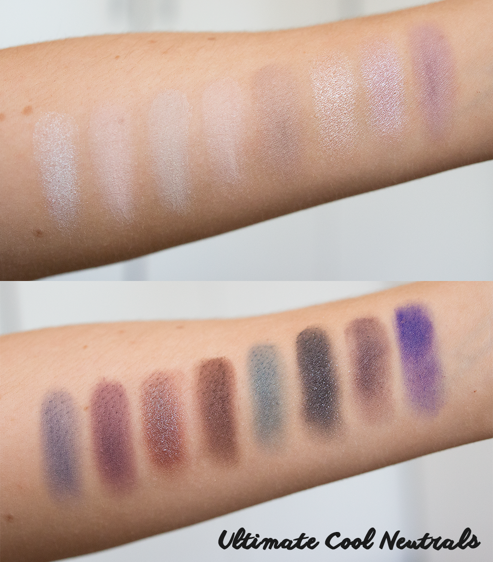 nyx ultimate cool neutrals palette swatches
